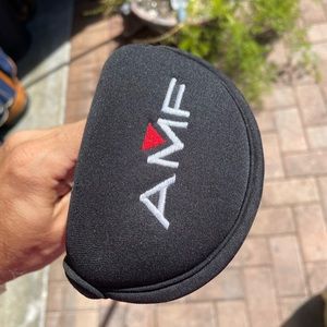 Amf Golf Putter Lie 71 in right hand with head cover and Italy